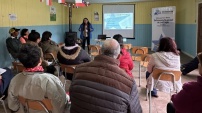La charla se realiz&oacute; en la sede vecinal del sector