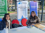 Las asistentes administrativas Esperanza Briones y Raquel Ba&ntilde;ares