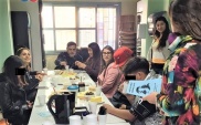 Siete j&oacute;venes del semi cerrado de Rancagua participaron de la actividad.
