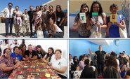 El artista qued&oacute; conmovido con el recibimiento y cari&ntilde;o de las internas.