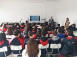 Herrera expuso ante m&aacute;s de un centenar de alumnos, en dos charlas realizadas durante la ma&ntilde;ana del jueves