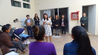 La Defensora Regional en dialogo participativo en el CPF la seccion de lactantes del CPF Antofagasta