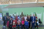 Los visitantes de la Defensor&iacute;a compartieron una entretenida ma&ntilde;ana con los j&oacute;venes internos en el centro de Paipote.