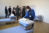 La Defensora Regional inspecciona los implementos dispuestos en la sala de aislamiento del penal 