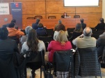 Ver&oacute;nica Reyes jefa de estudios regional, tuvo a su cargo la ponencia de la Defensor&iacute;a