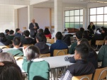 El Defensor Regional Jos&eacute; Luis Craig presidio la charla sobre responsabilidad penal adolescente realizada en Constituci&oacute;n. 