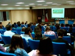 Ignacio Barrientos expuso en seminario sobre migraci&oacute;n en la Universidad de Antofagasta.