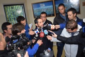 Al t&eacute;rmino de su declaraci&oacute;n el doctor Ravanal fue abordado por la prensa. 