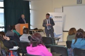 Defensores Marcelo Pizarro y Eugenio S&aacute;ez realizan charla a alumnos de derecho en Universidad Santo Tom&aacute;s de Temuco