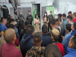 Mucho inter&eacute;s gener&oacute; entre los imoutados de la c&aacute;rcel de Talagante la posibilidad de conversar con los defensores locales.
