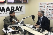 Defensor Regional de Atacama, Ra&uacute;l Palma conversa con el locutor de radio Maray, Jorge Luis Malebran.