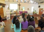 El profesor de historia mapuche, Necul Painemal, expuso aspectos de la cultura de los pueblos originarios