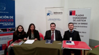 El equipo de la Defensor&iacute;a Local de Rancagua que atendi&oacute; a los internos de la c&aacute;rcel de Rancagua