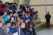 A la charla asistieron internos e internas