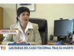 La Defensora Nacional durante la entrevista. 