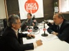 El periodista Juan Vargas (izquierda) entrevist&oacute; a Erwin Neumann (derecha) en radio Digital.