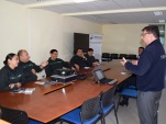 El Defensor Regional de Tarapac&aacute; en la primera jornada de la academia dirigida a personal de Gendarmer&iacute;a.