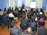 La concurrencia presente en la charla de la Defensor&iacute;a.