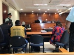 La Defensora, Sof&iacute;a Makaus, en audiencia de lectura de sentencia absolutoria de Fernando Frez, en tanto, el co-imputado fue condenado.