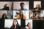 En la foto, los directores regionales que conforman el gabinete de justicia de O'Higgins.