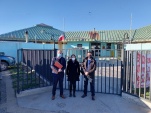 El jefe de Estudios de la Defensor&iacute;a Regional de Ays&eacute;n, Cristian Cajas, asisti&oacute; a la unidad penal de Chile Chico junto a Luciano Garc&iacute;a y P&iacute;a G&aacute;lvez, 