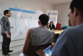Con apoyo de material pedag&oacute;gico los imputados tuvieron la oportunidad de resolver dudas penales.