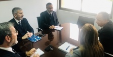 El equipo directivo de Atacama en reuni&oacute;n con los directivos de la Fiscal&iacute;a Regional. 