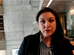 La defensora local de La Florida Alejandra Rubio, encabez&oacute; el equipo de defensa que lelv&oacute; el caso.