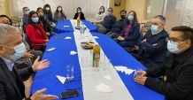 El equipo de la Defensor&iacute;a Regional se reuni&oacute; con el nuevo Seremi de Justicia en la sala de reuniones institucional. 