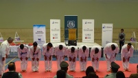 Los j&oacute;venes del Nudo Uribe mostraron sus destrezas en el judo