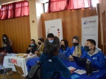 El equipo de la Defensor&iacute;a Regional de Tarapac&aacute; atendiendo a migrantes.