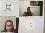 Defensores penal Carlina Lagos ejerciendo su labor jur&iacute;dica a trav&eacute;s de la comunicaci&oacute;n v&iacute;a Internet.