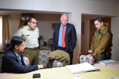 Jorge Moraga y Cristian Cajas sostuvieron una provechosa reuni&oacute;n con Carabineros de Ays&eacute;n