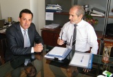 Defensor regional Carlos Mora Jano plante&oacute; plan de trabajo a Fiscal regional Occidente Jos&eacute; Luis P&eacute;rez Calaf
