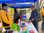Pese al clima, la actividad cumpli&oacute; con el objetivo de acercar el quehacer de cada uno de los servicios a la comunidad migrante