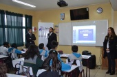 Luis Acu&ntilde;a, Mar&iacute;a Paz Sandoval ambos profesionales de la Unidad de Defensa Penal Juvenil en La Araucan&iacute;a