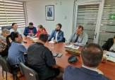 El jefe de Estudios Humberto Serri y el defensor local jefe Antonio Guerra participan de una de las mesas de coordinaci&oacute;n regional