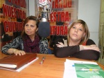Gustava Aguilar y Paula Garc&iacute;a participaron en el programa "Polar en parlamento", de radio Polar.