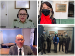 Reuniones de coordinaci&oacute;n y trabajo en terreno, as&iacute; se prepar&oacute; la Defensor&iacute;a del Biob&iacute;o para prestar atenci&oacute;n a posibles detenidos. 